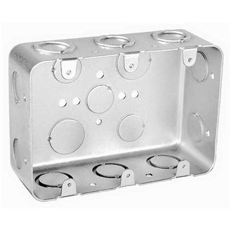 3-gang metal electrical switch box|3 gang socket screwfix.